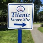 the Titanic Grave Site